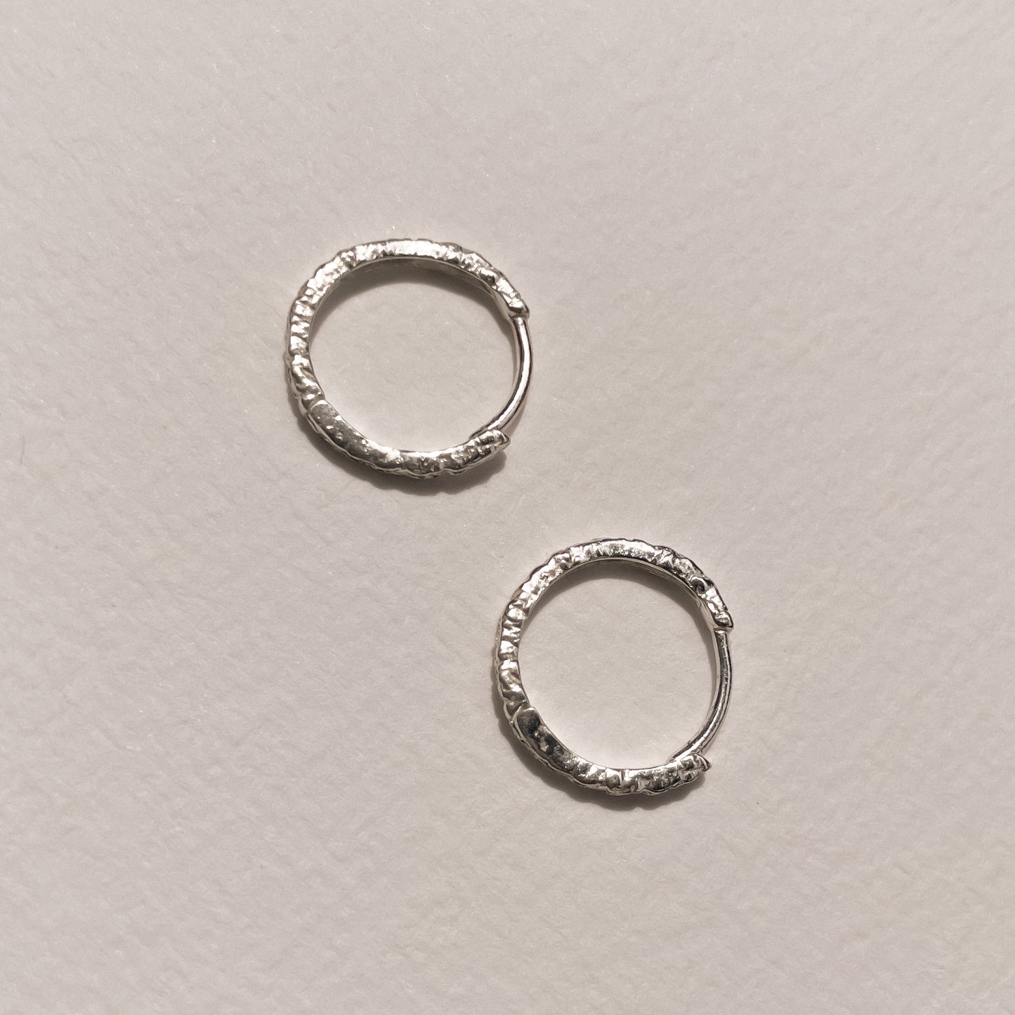 Silver Terra Hoops