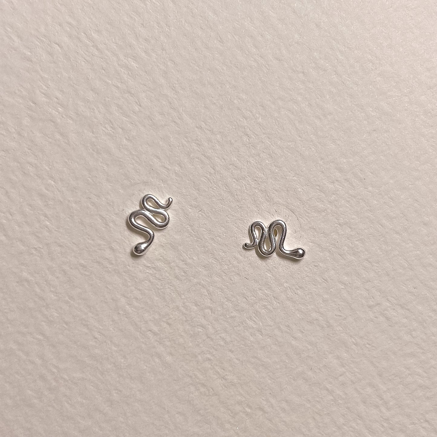 Arizona Snake Silver Studs
