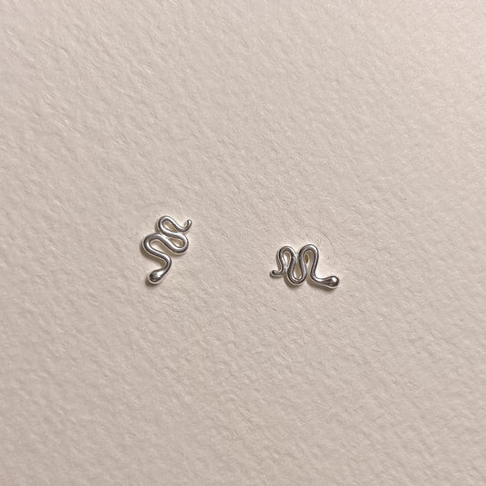Arizona Snake Silver Studs