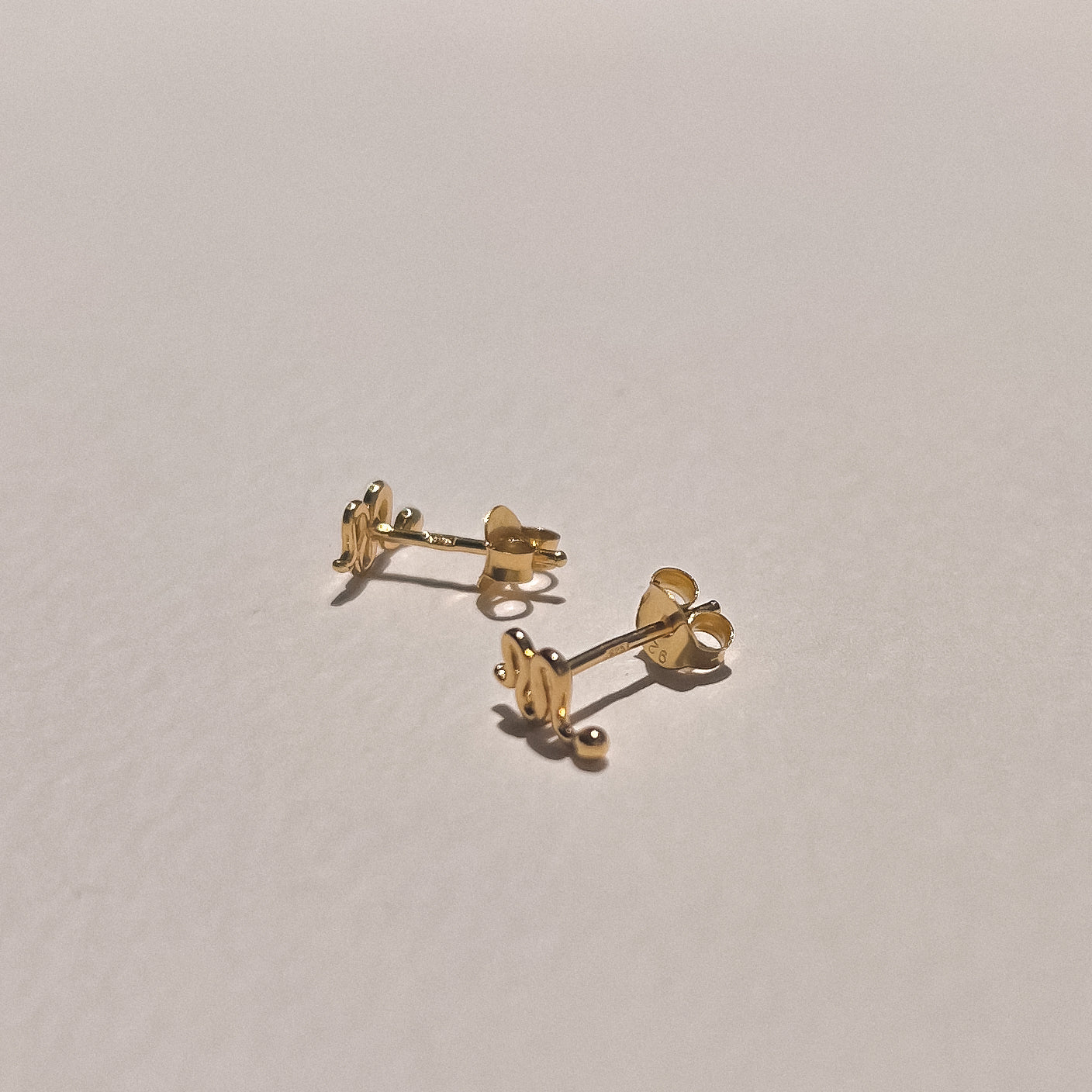 Arizona Snake Gold Studs