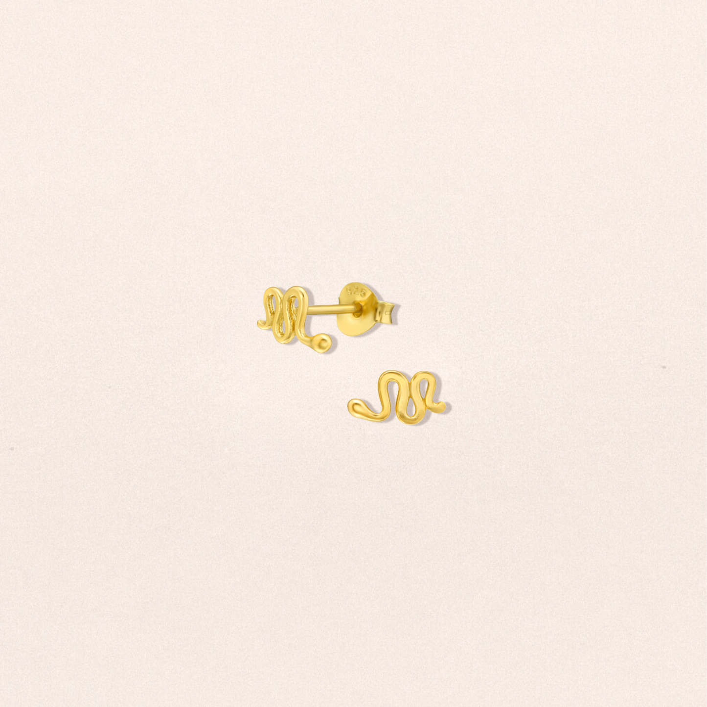 Arizona collection gold snake studs