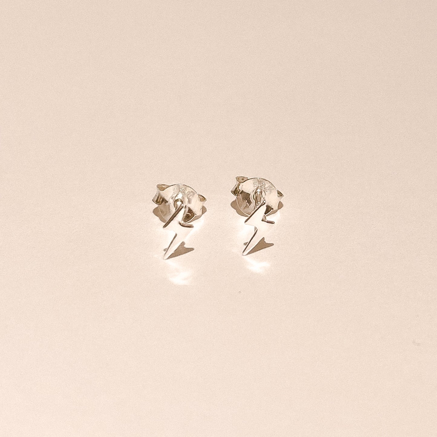 Athena Silver Lightning Studs