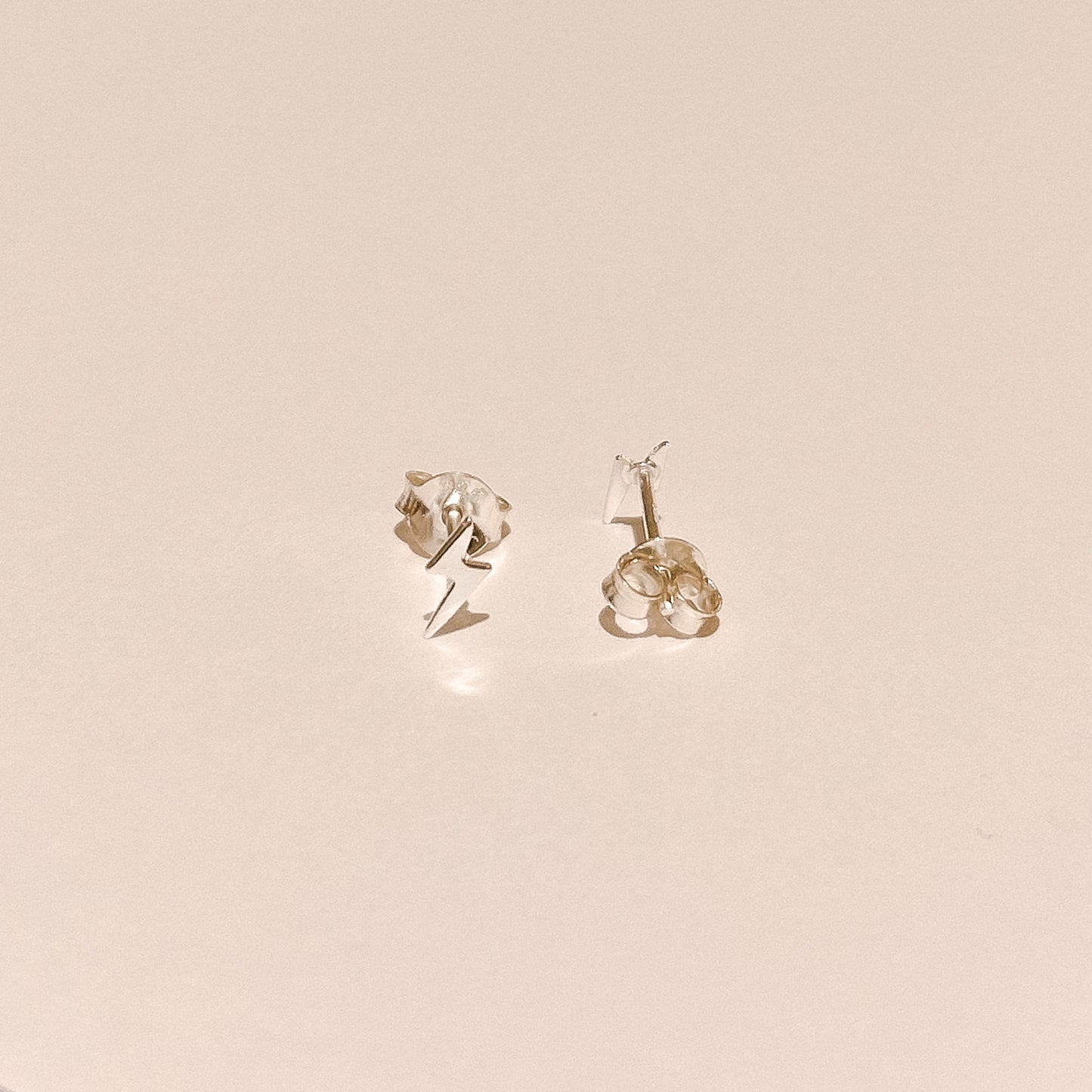 Athena Silver Lightning Studs