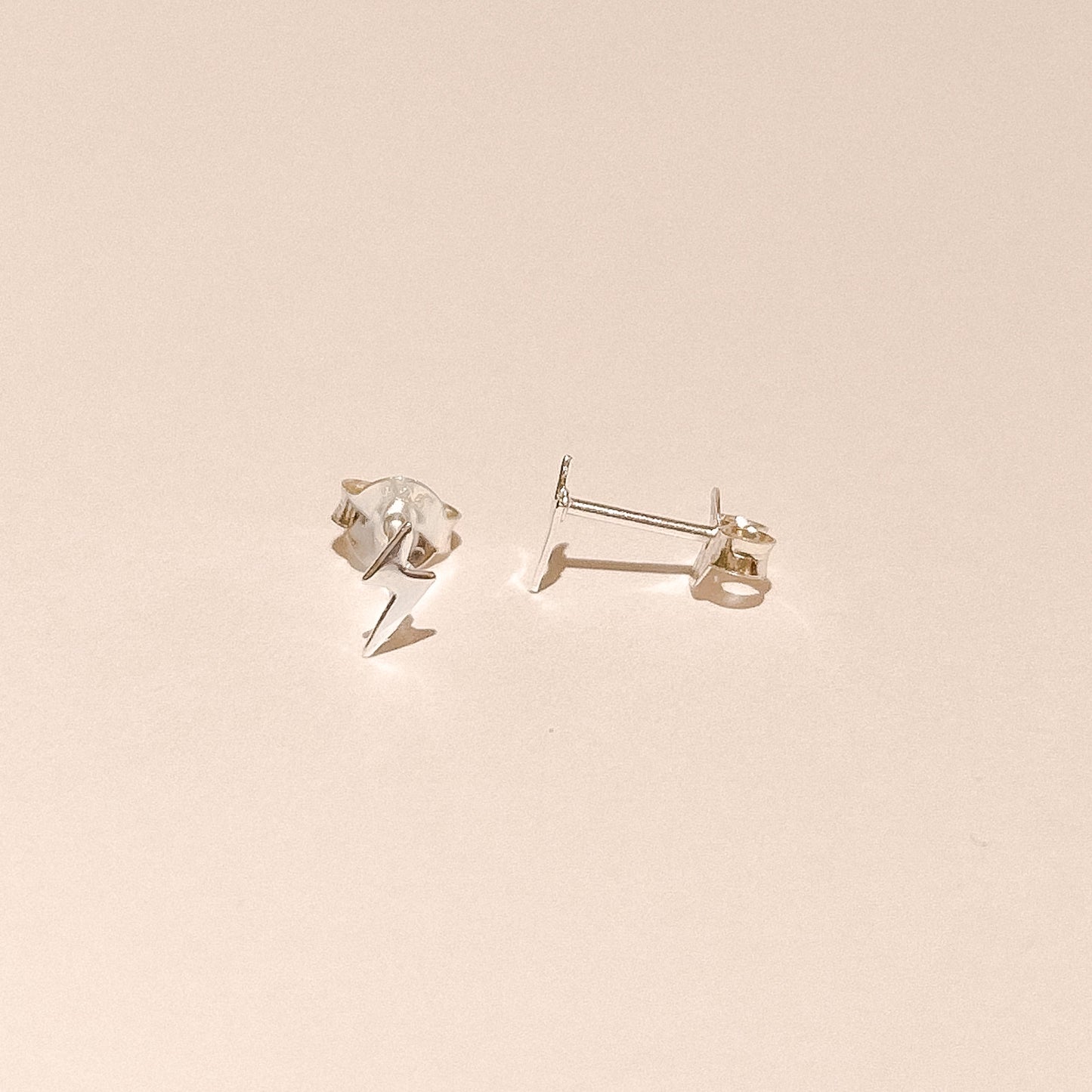 Athena Silver Lightning Studs