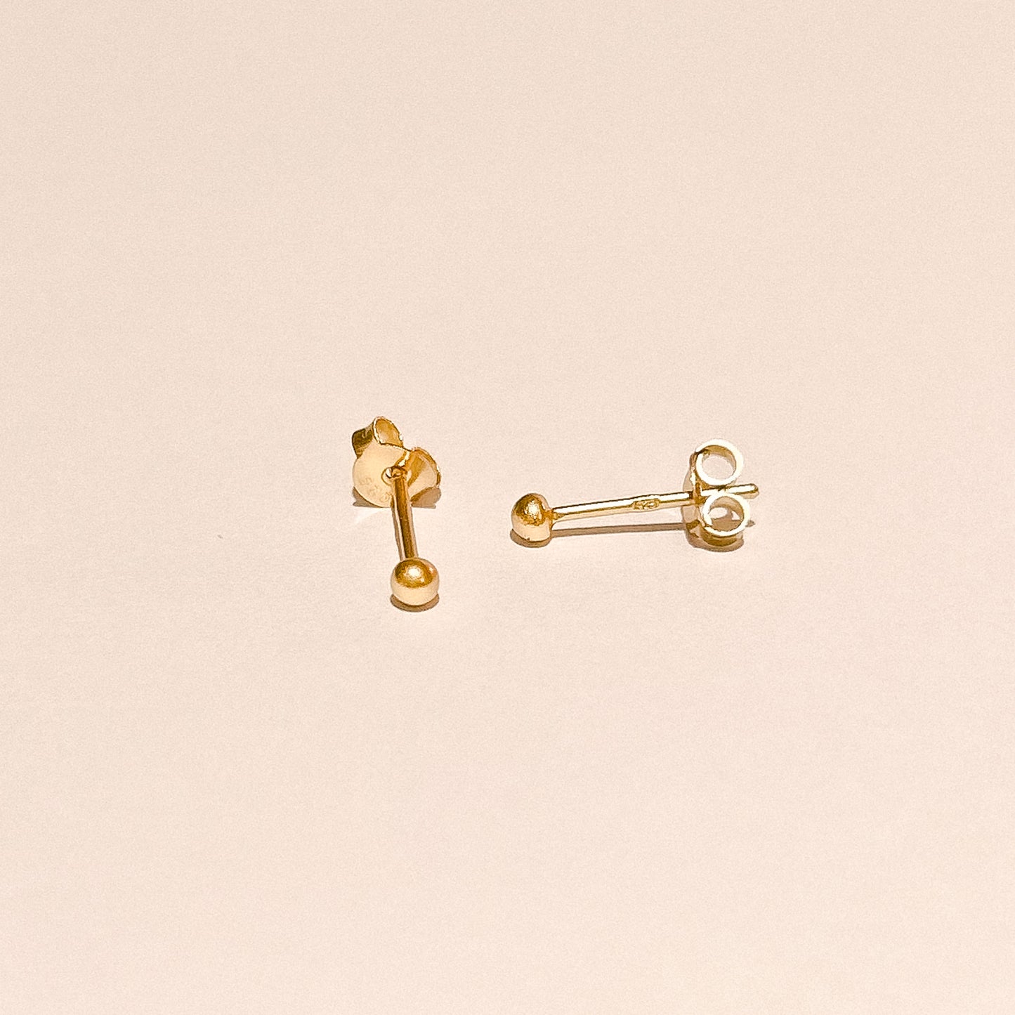 Bianca Gold Ball Studs