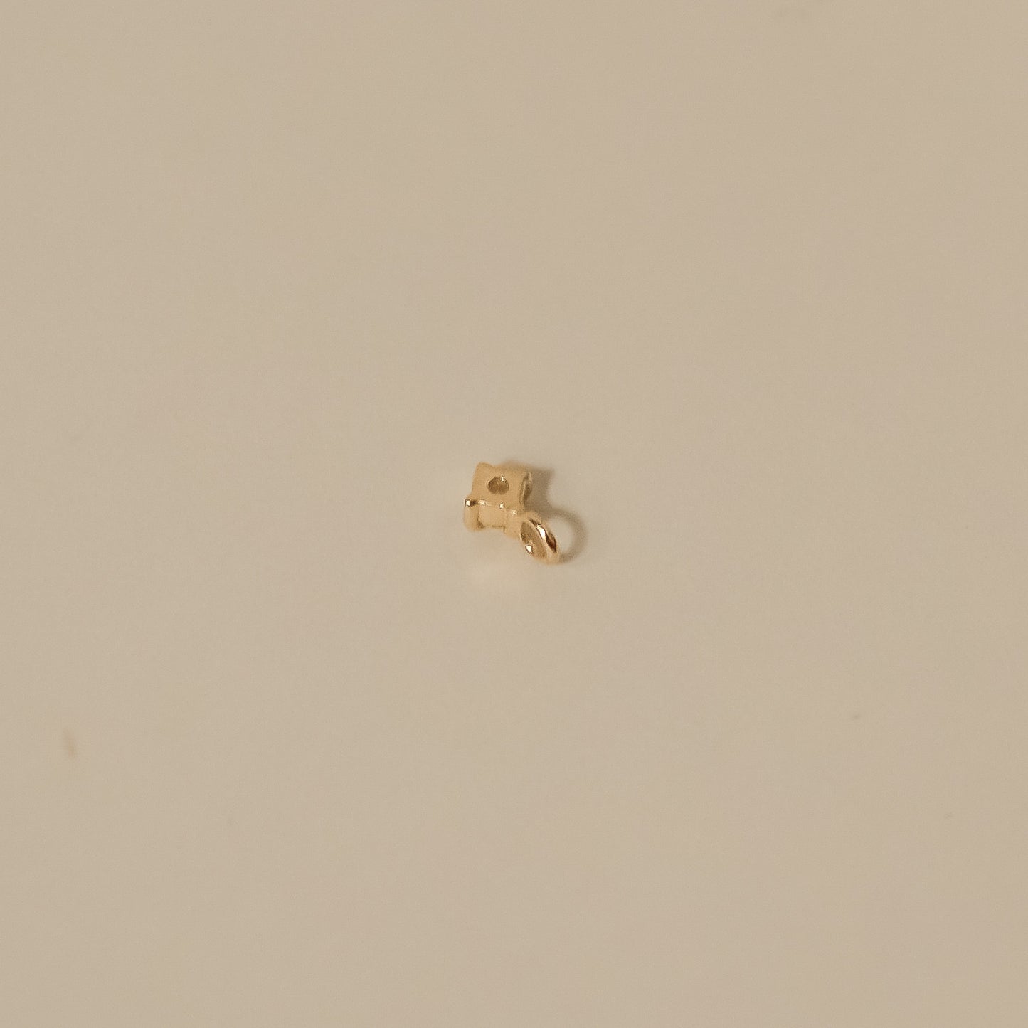 diamond charm gold