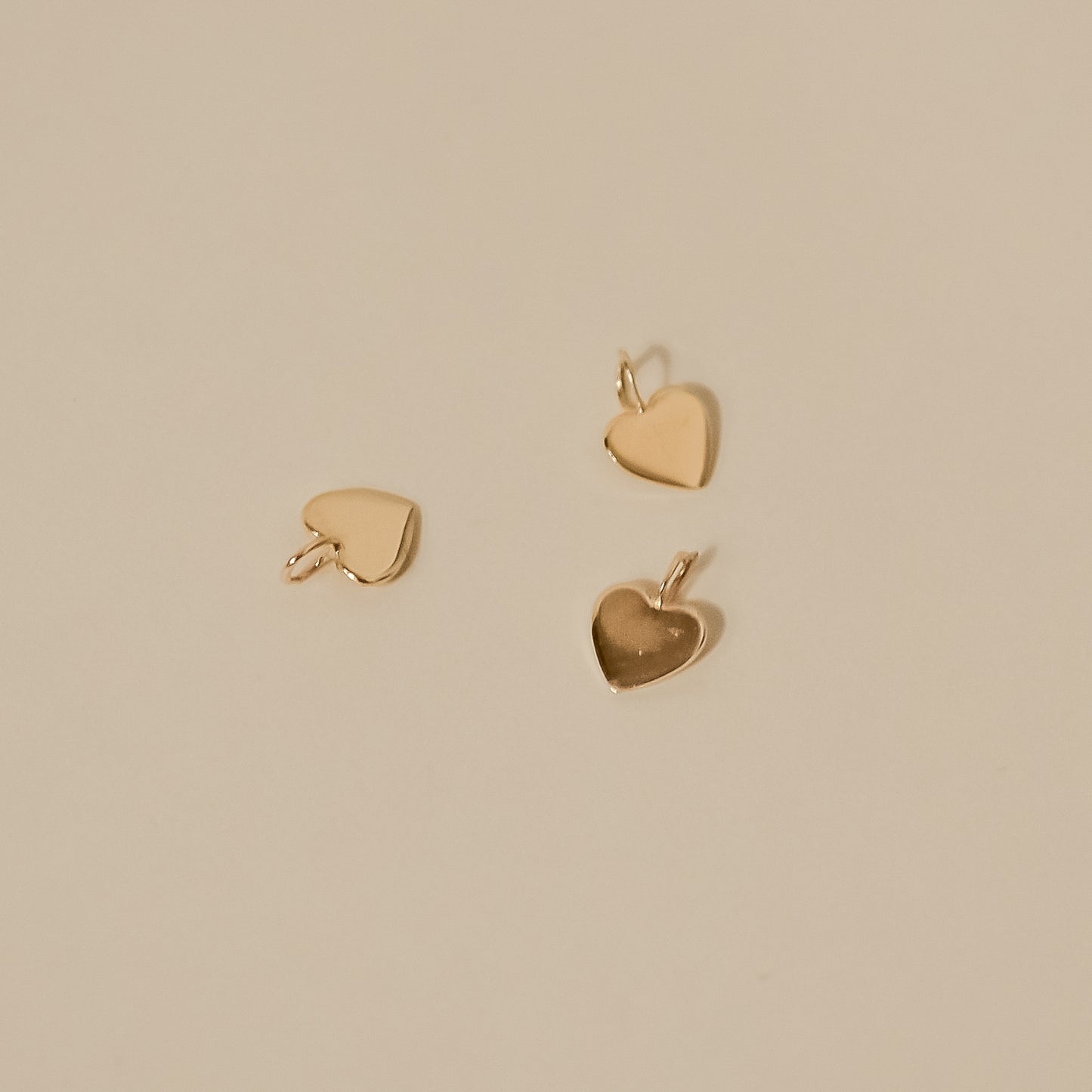 heart tiny friends charm gold