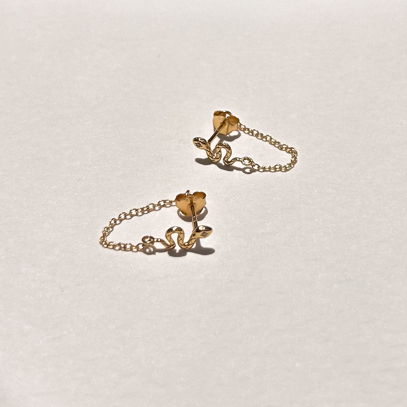 Ophidia Snake Chain Earrings