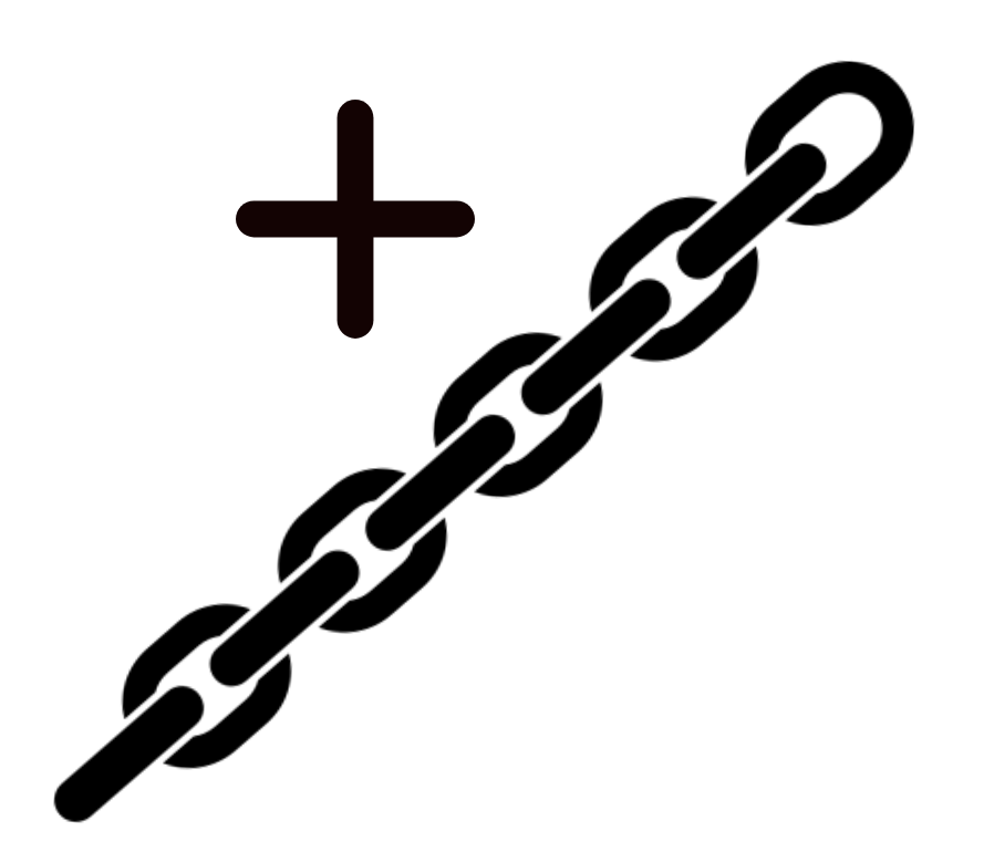 plus chain icon