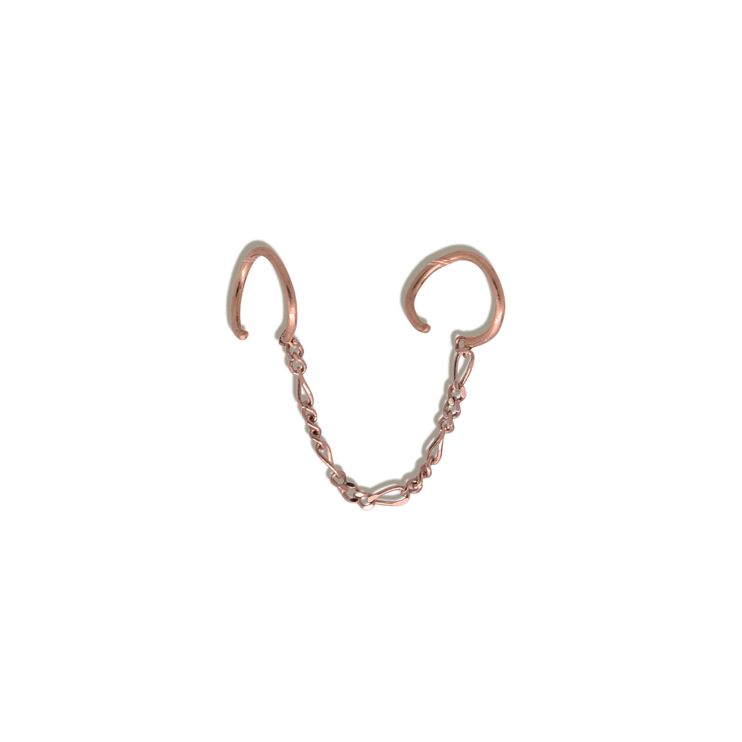 Chain Ear Climber - Rio Chain Earring in 9k Solid Gold
