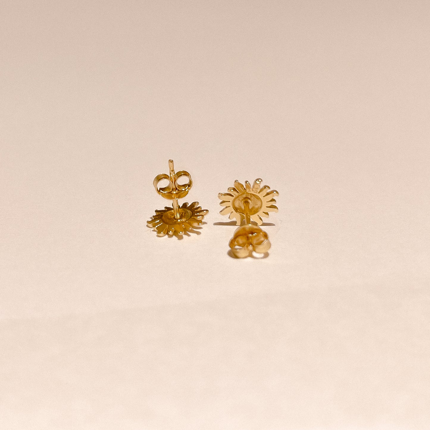Salute Gold Sun Studs