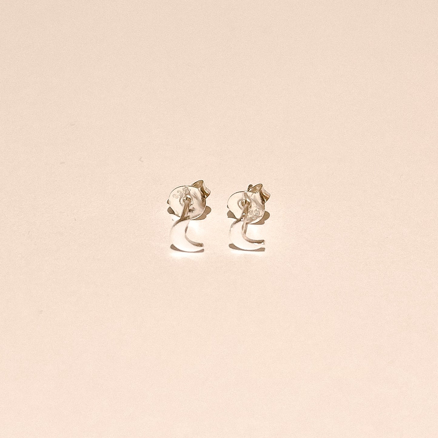 Serena Silver Moon Studs