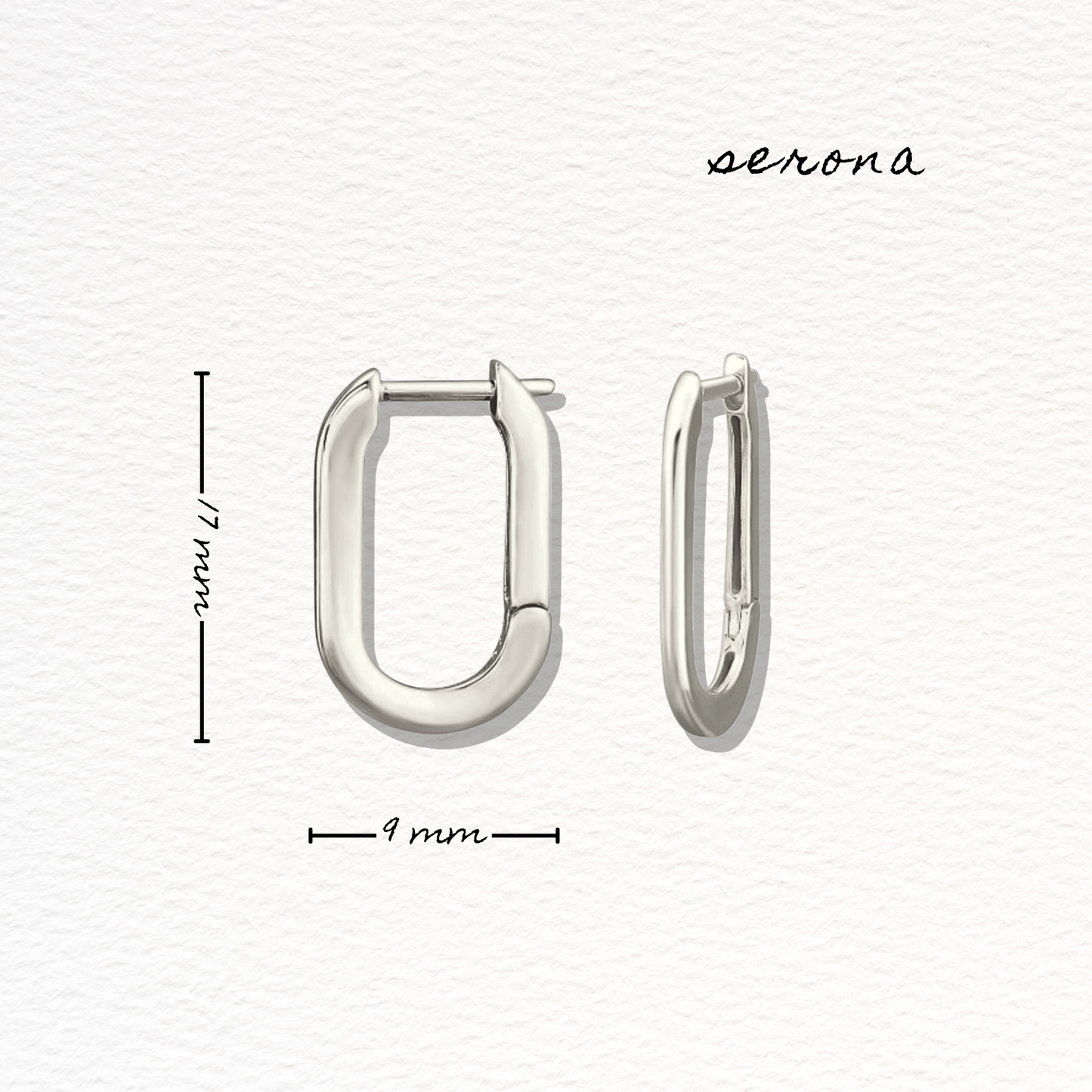 Serona Hoop - Sterling Silver