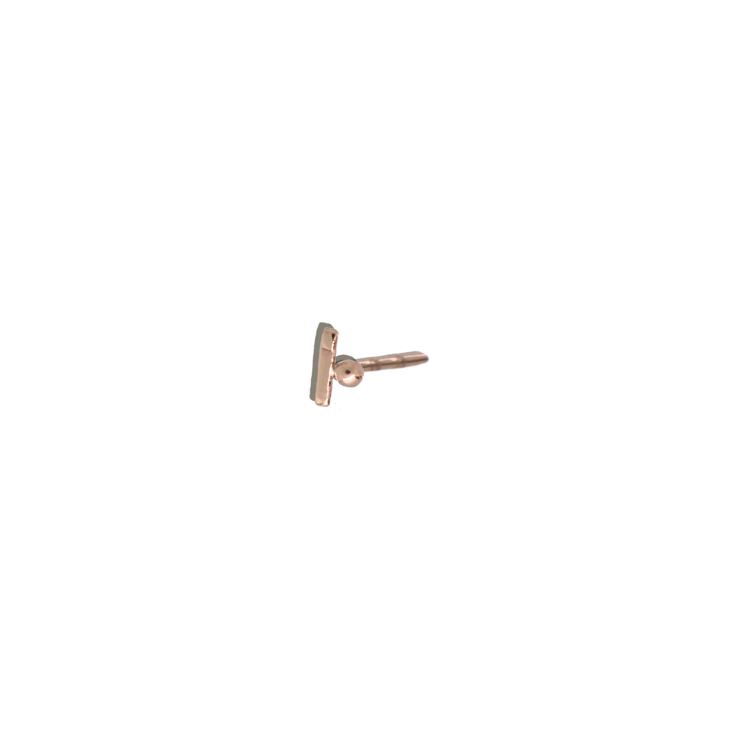 Bar Stud Earrings -  Solstice Studs in 9k Solid Gold