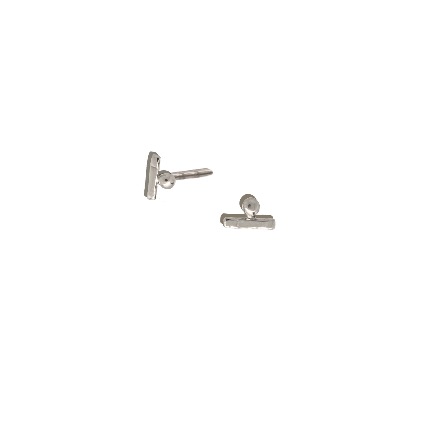Bar Stud Earrings -  Solstice Studs in 9k Solid Gold