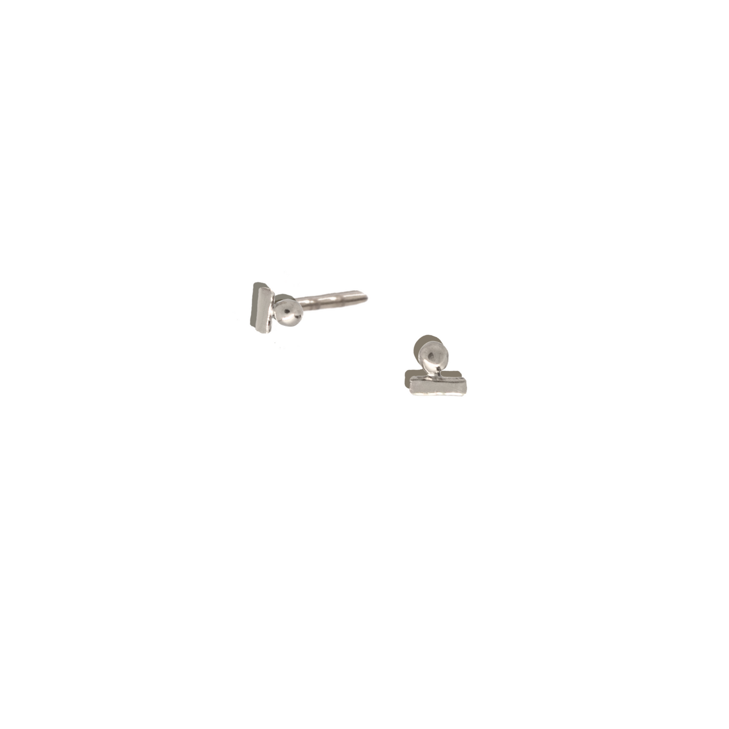 Bar Stud Earrings -  Solstice Studs in 9k Solid Gold