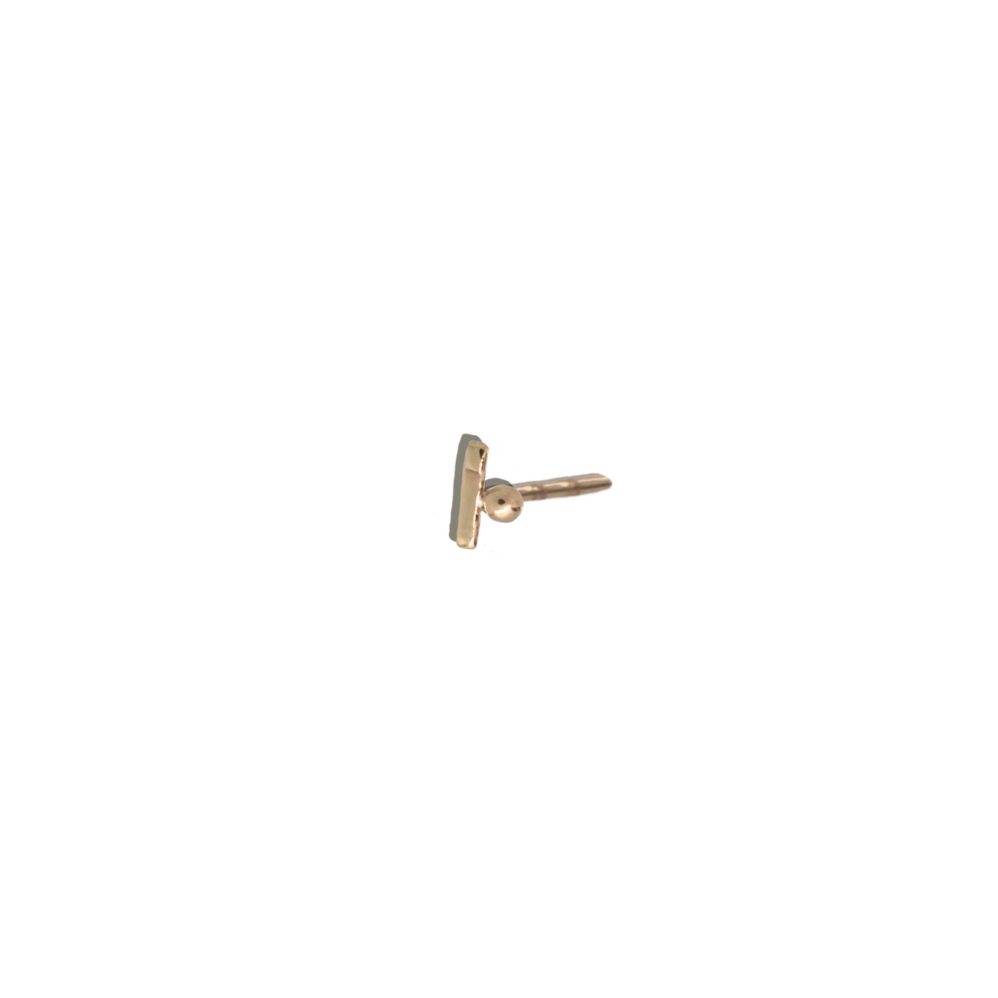 Bar Stud Earrings -  Solstice Studs in 9k Solid Gold