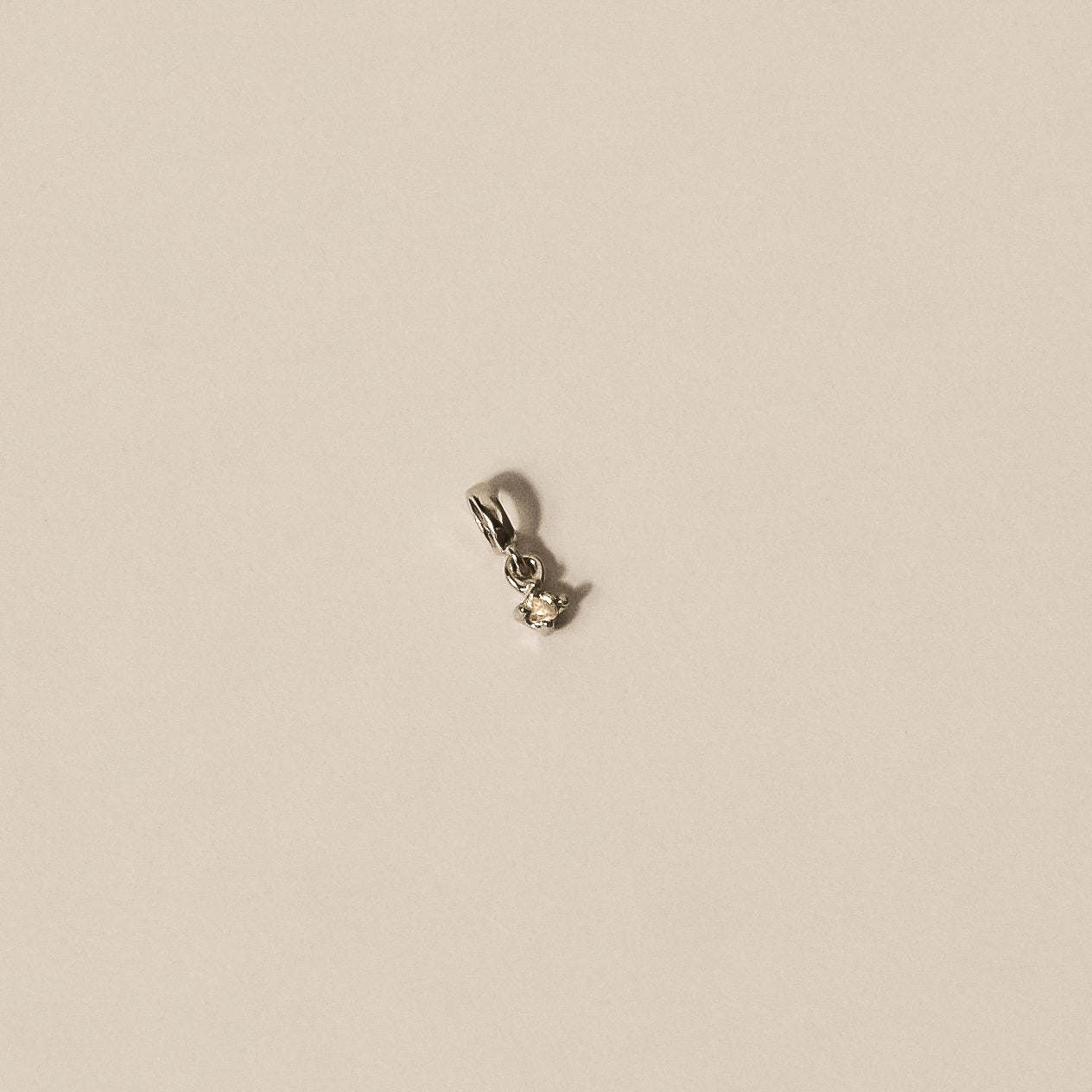 speck diamond rose gold tiny charm