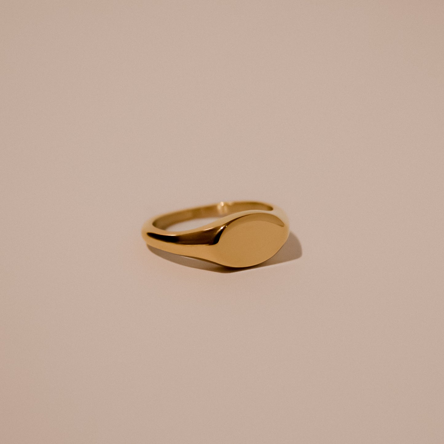 Tempo Gold Signet Ring