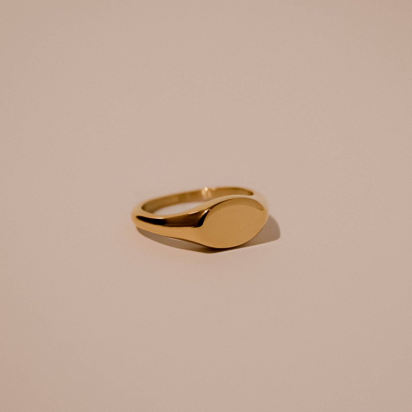 Tempo Gold Signet Ring
