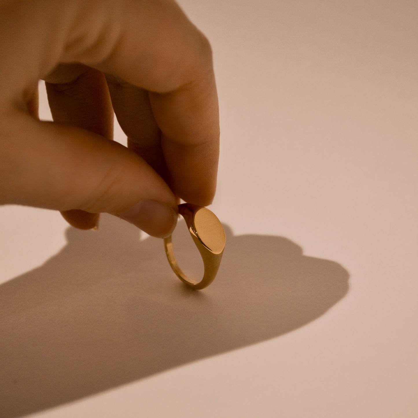 Tempo Gold Signet Ring