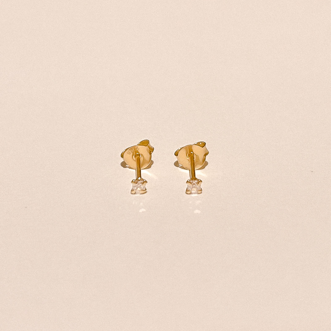 Gold Verve Studs