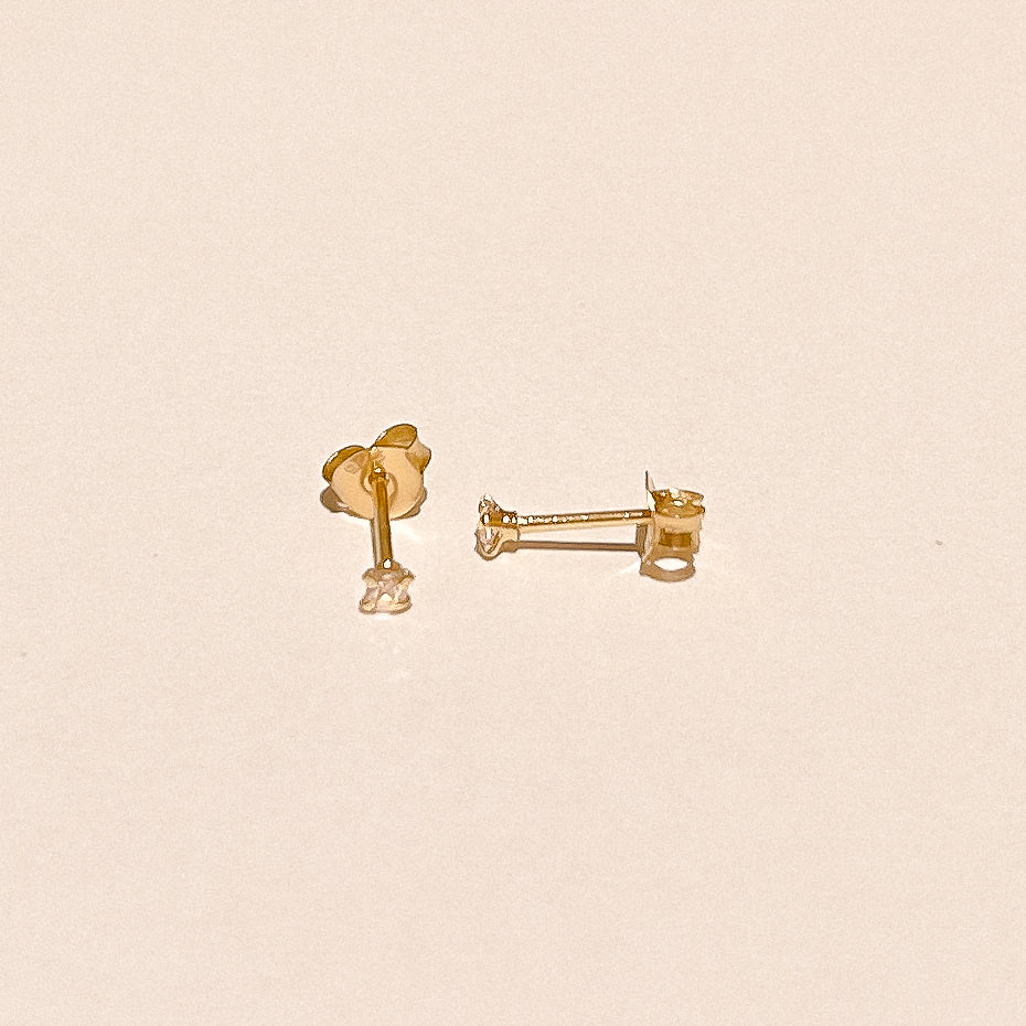 Gold Verve Studs