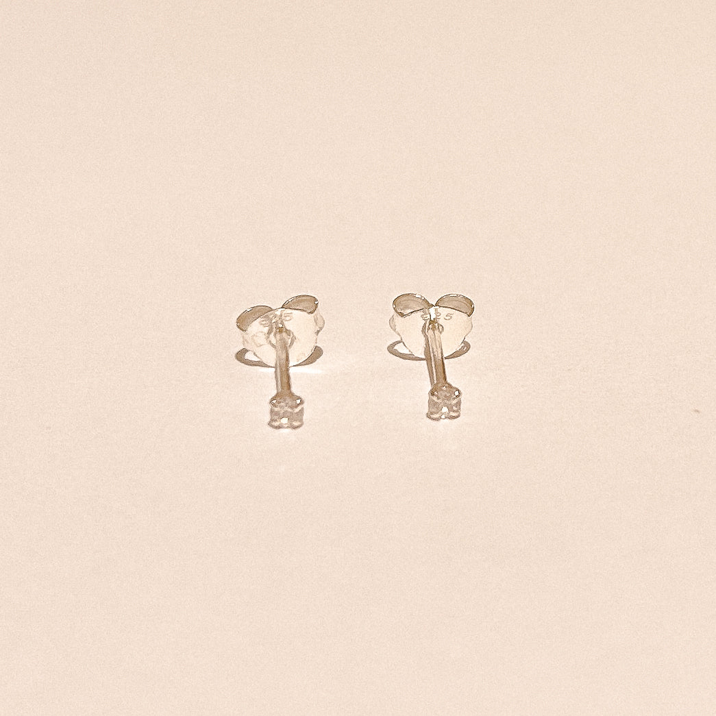Silver Verve Studs