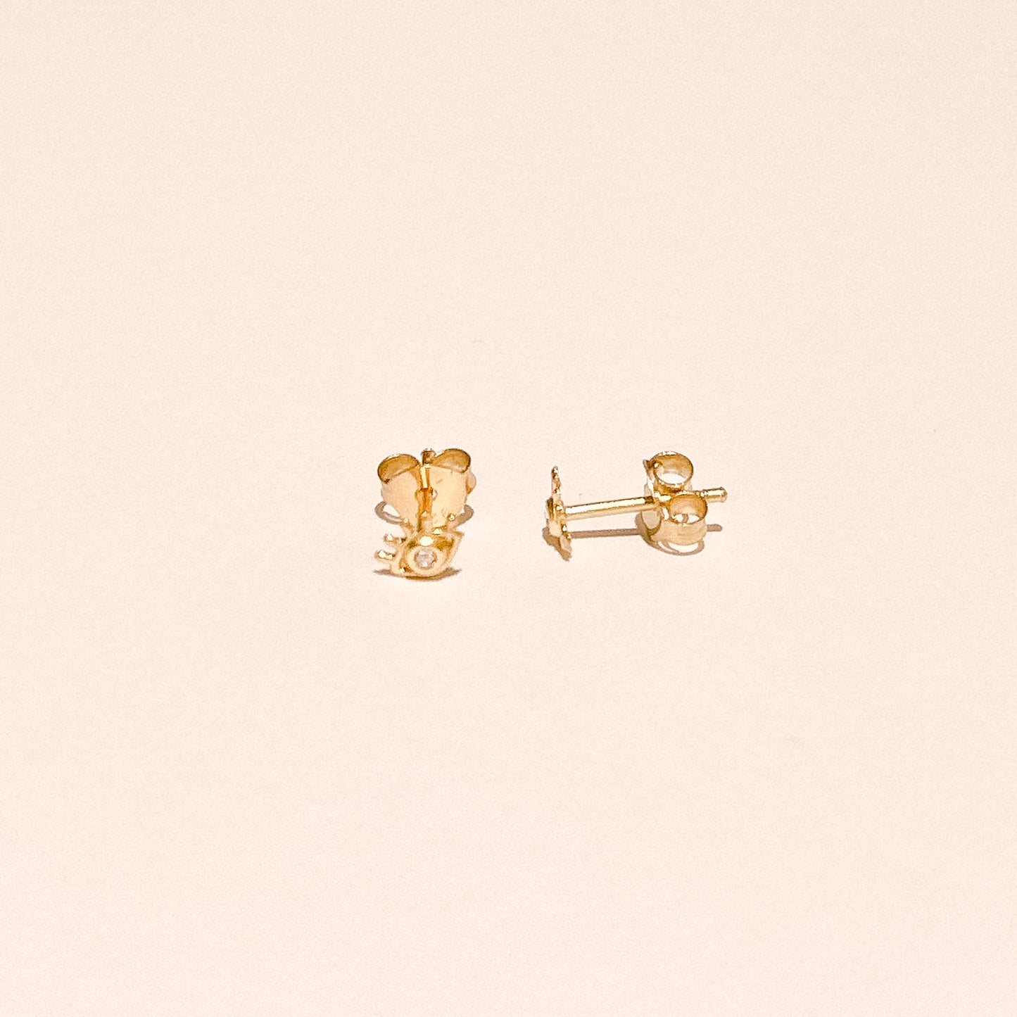 Videre Gold Eye Studs