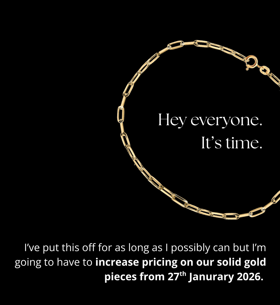 2026 Price Increase Alert