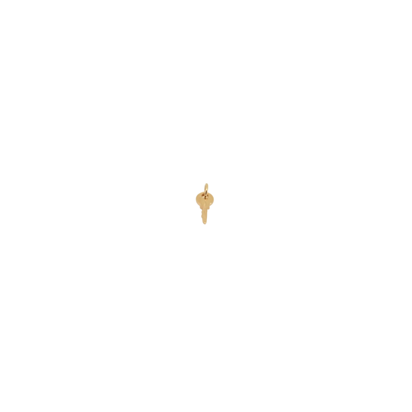 Key Charm in Solid 9k Yellow Gold
