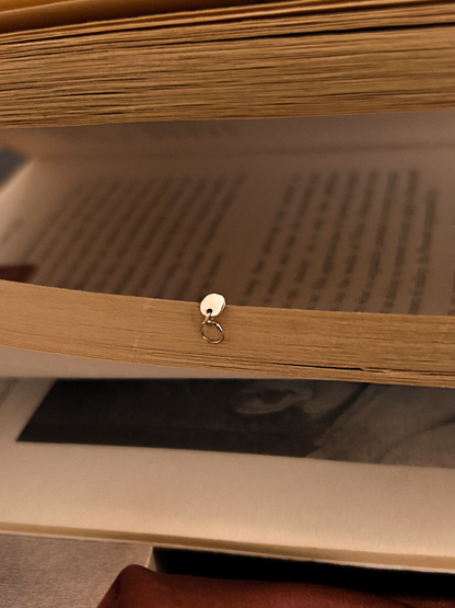 Simple Dainty Droplet Stud - Lucent Stud in 9k Solid Gold