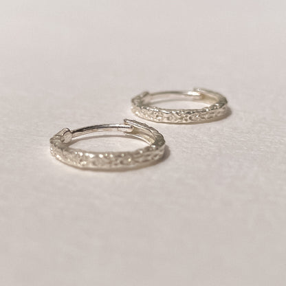 Silver Terra Hoops