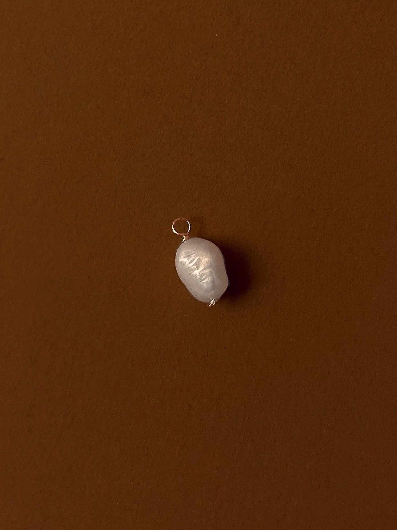 Solid Gold XL Freshwater Pearl Charm