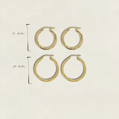 Barbie Solid Gold Hoops