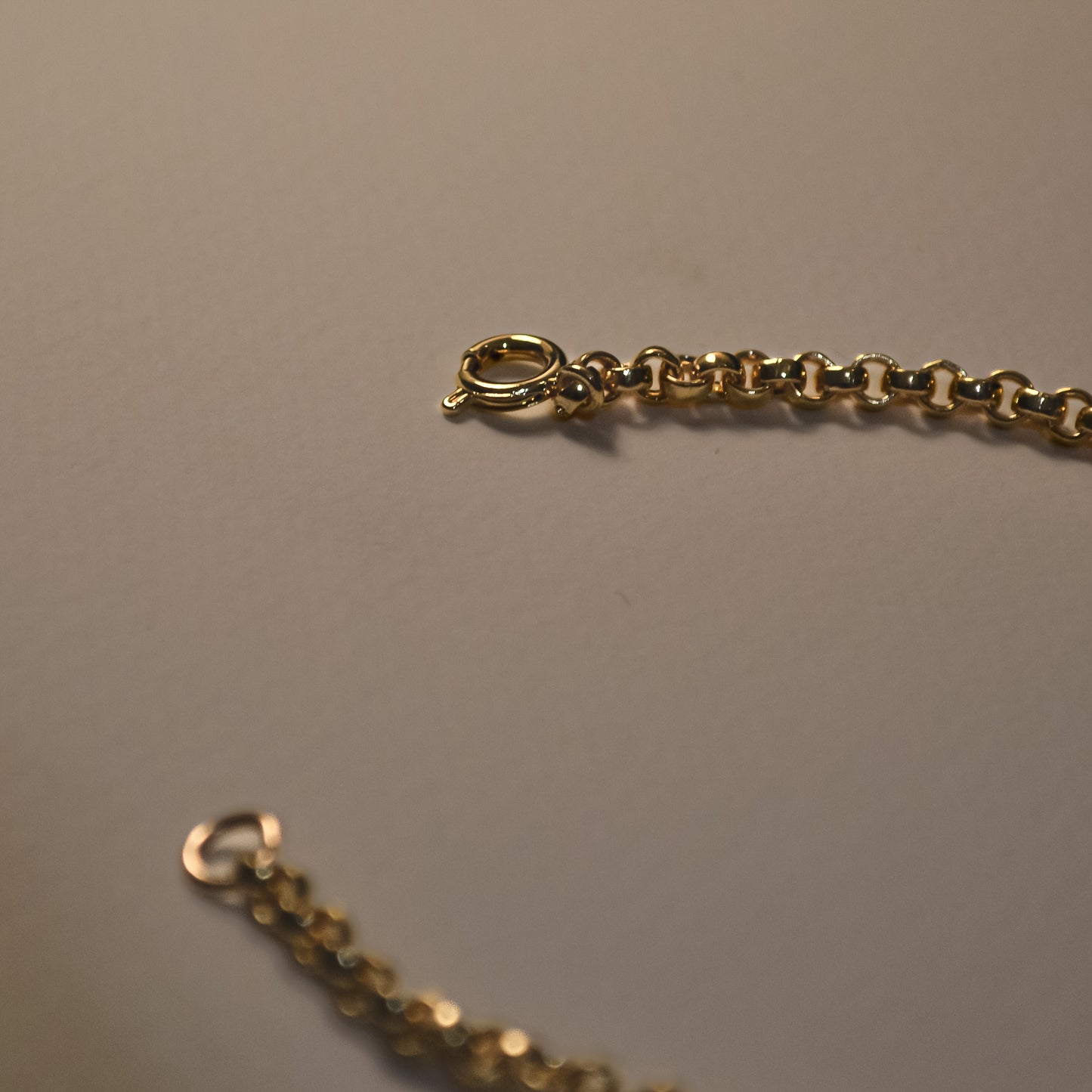 Chunky Rolo Chain Necklace in Gold Filled