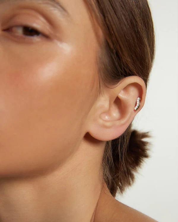 dainty earring, top ear
