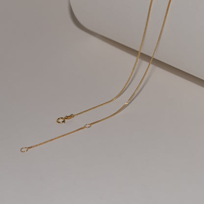 Heart Necklace In Solid 9k Yellow Gold