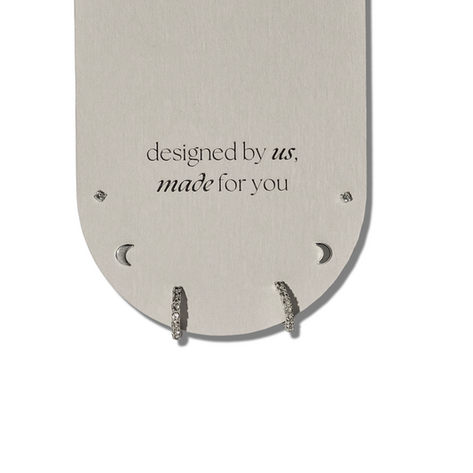 Curated Ear Stack: Disco Drop + Serena + Verve in Sterling Silver