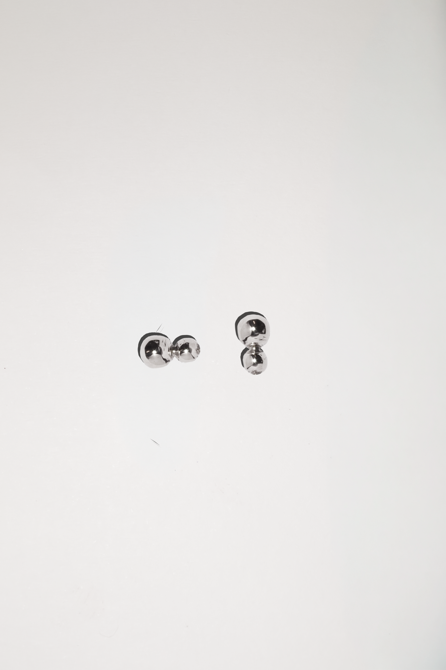 Classic Ball Studs -  Dos Studs in 9k Solid Gold