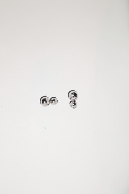 Classic Ball Studs -  Dos Studs in 9k Solid Gold