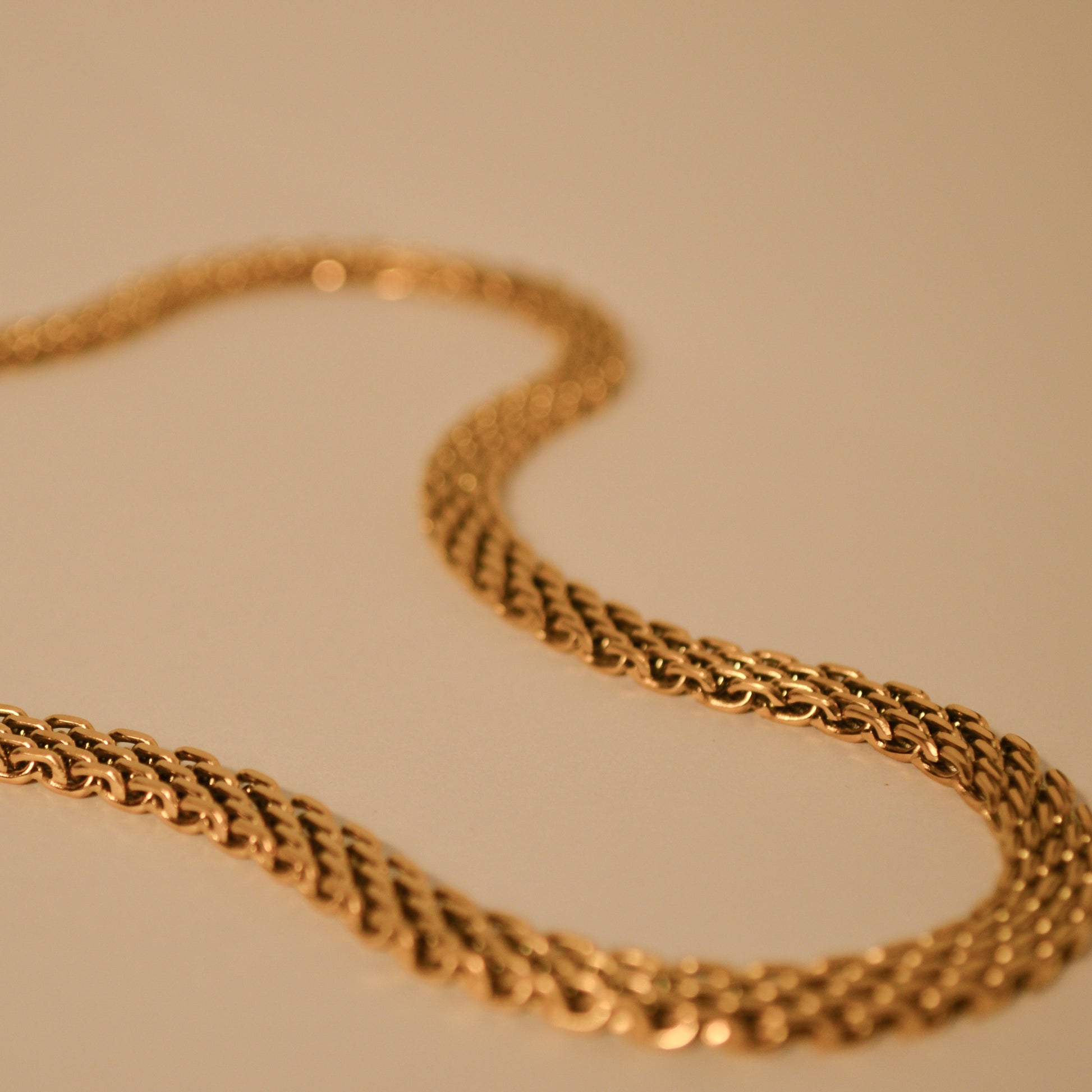 dylan snake chain gold chunky 