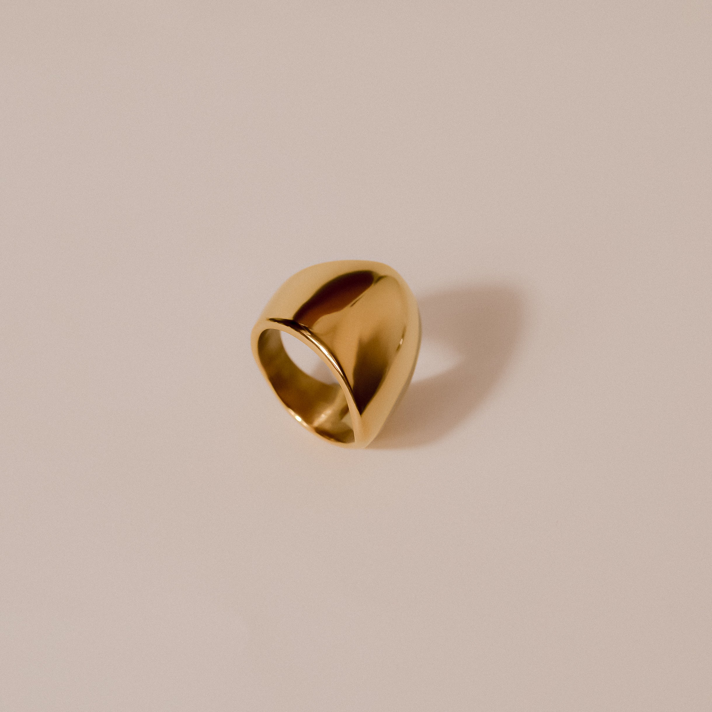 Chunky solid store gold ring