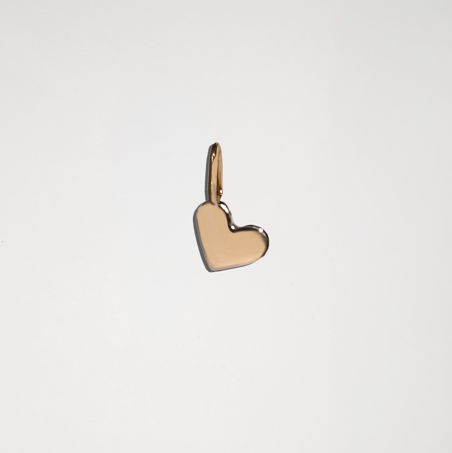 Heart Pendant in Solid 9k Yellow Gold