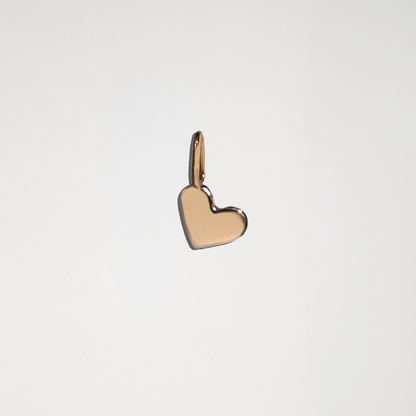 Heart Pendant in Solid 9k Yellow Gold