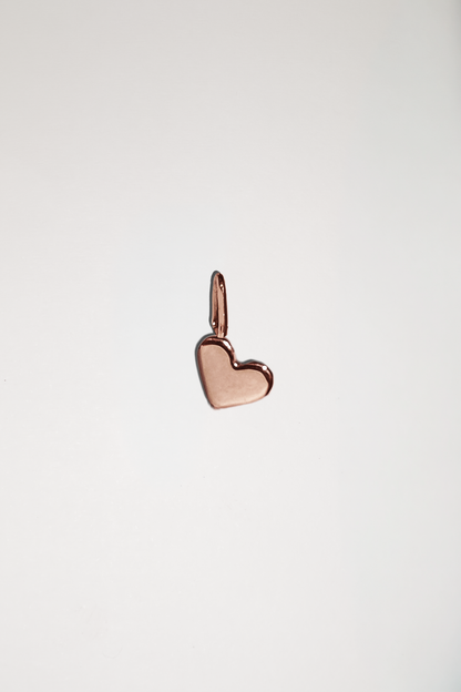 Heart Pendant in Solid 9k Rose Gold
