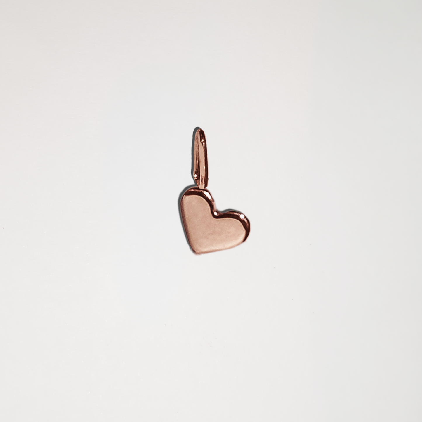Heart Pendant in Solid 9k Rose Gold