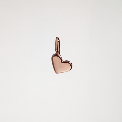 Heart Pendant in Solid 9k Rose Gold