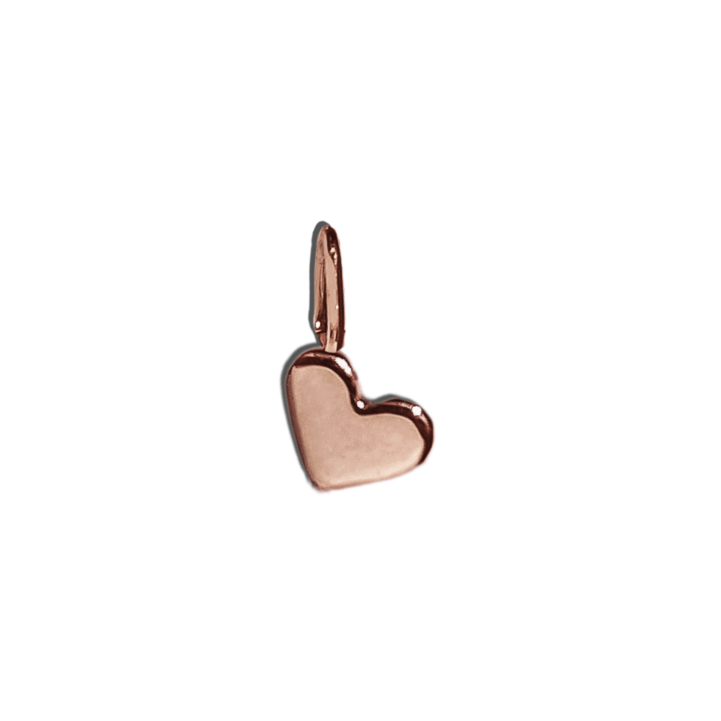 Heart Pendant in Solid 9k Rose Gold