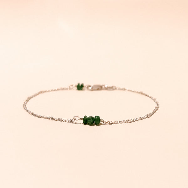 Emerald green online bracelet